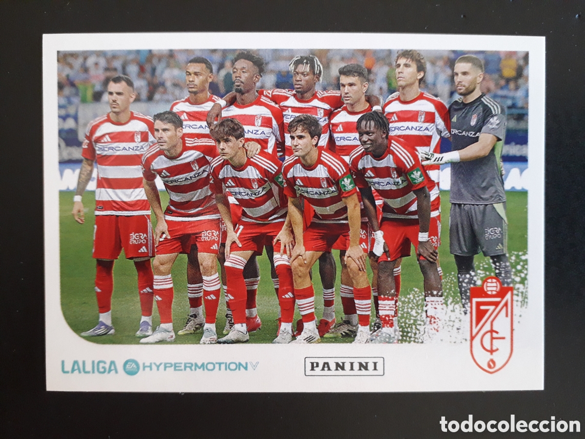 Cromos de f&uacute;tbol: EQUIPO ALINEACION GRANADA N&deg; 212 LALIGA HYPERMOTION 25 26 2025 2026 PANINI SIN PEG PEDIDO M&Iacute;NIMO 3&euro;