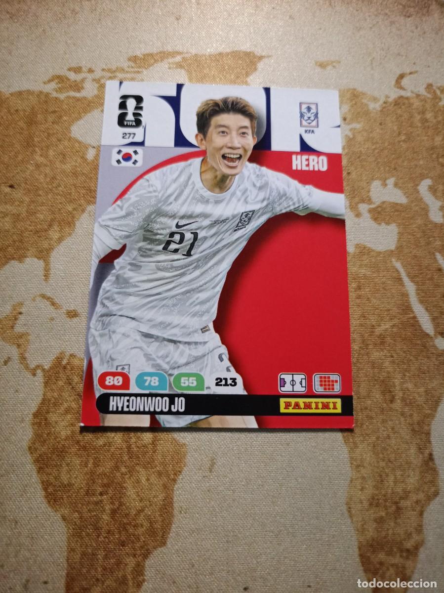 Cromos de f&uacute;tbol: # Corea del Sur 277 HYEONWOO JO Adrenalyn WORLD cup 2026