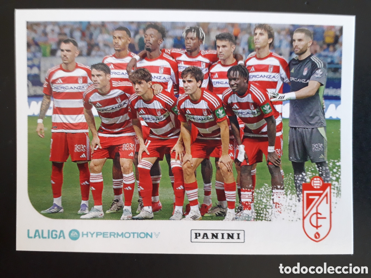Cromos de f&uacute;tbol: EQUIPO ALINEACION GRANADA N&deg; 212 LALIGA HYPERMOTION 25 26 2025 2026 PANINI SIN PEG PEDIDO M&Iacute;NIMO 3&euro;