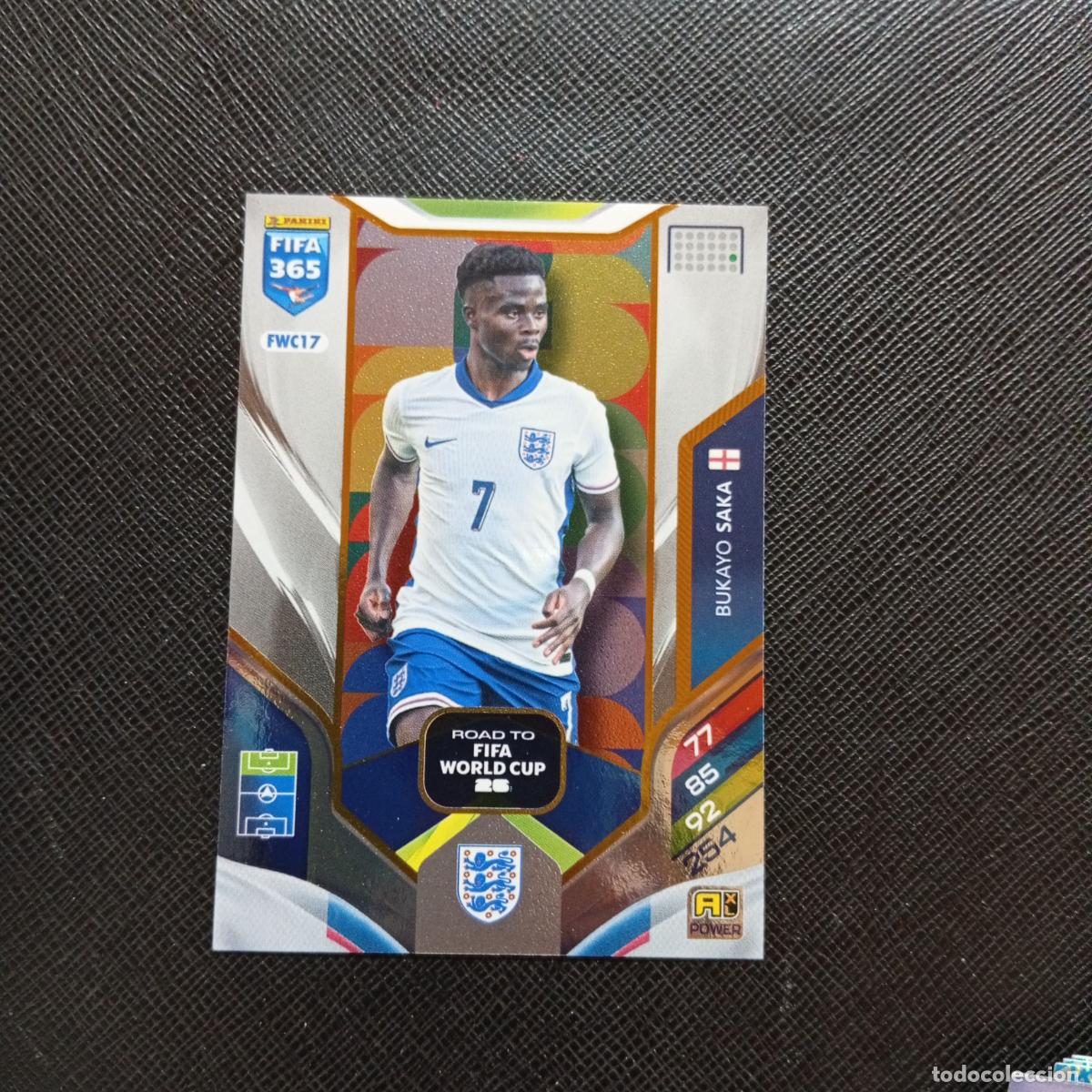 Cromos de f&uacute;tbol: FWC17 SAKA INGLATERRA ADRENALYN 2025 2026 FIFA 365 CROMO FUTBOL 25 26 - A215 PG53