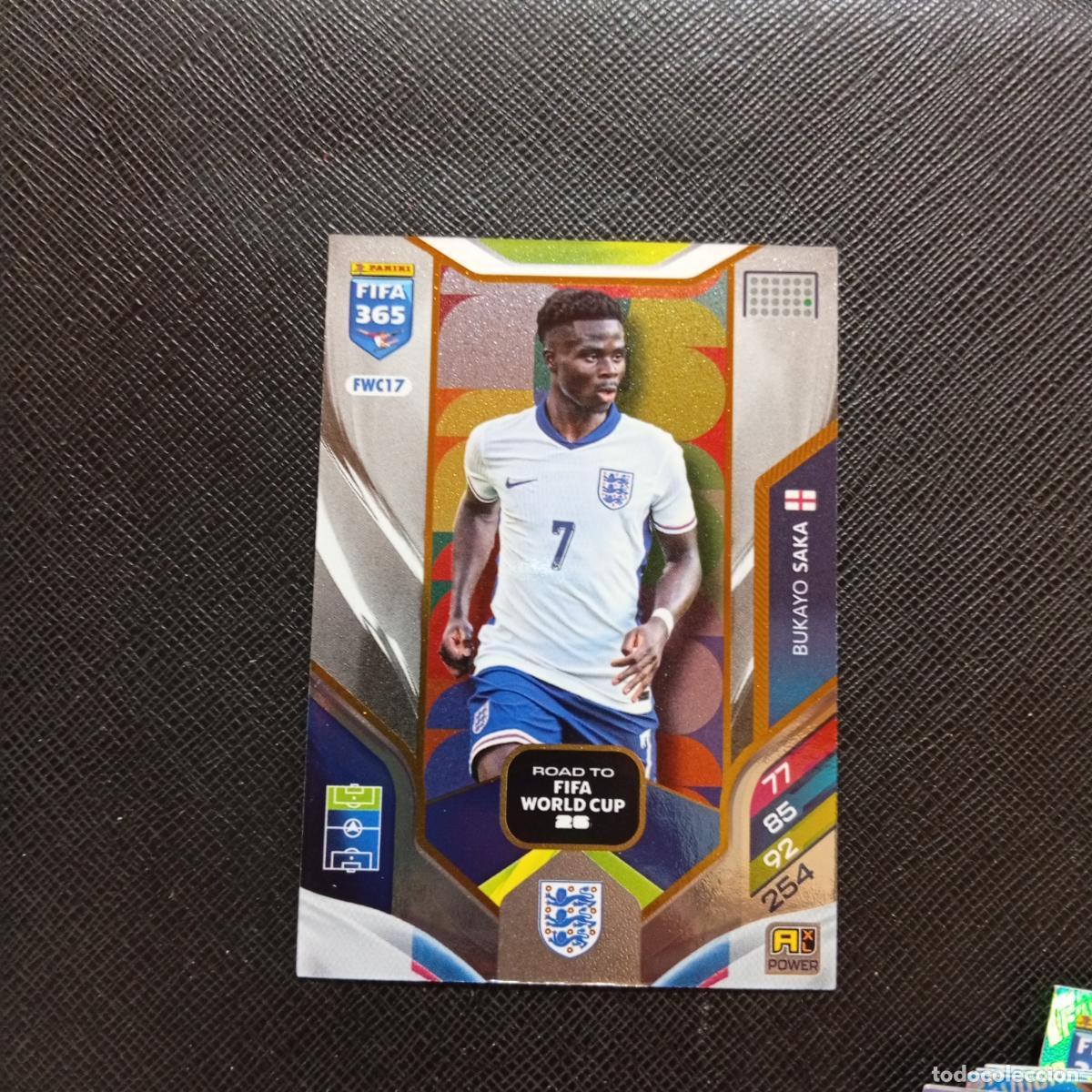 Cromos de f&uacute;tbol: FWC17 SAKA INGLATERRA ADRENALYN 2025 2026 FIFA 365 CROMO FUTBOL 25 26 - A215 PG53 B