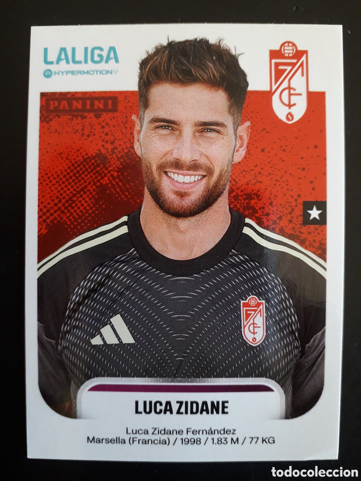 Cromos de f&uacute;tbol: LUCA ZIDANE GRANADA N&deg; 213 LALIGA HYPERMOTION 25 26 2025 2026 PANINI SIN PEGAR PEDIDO M&Iacute;NIMO 3&euro;