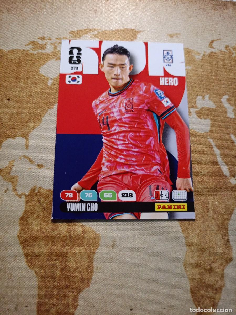Cromos de f&uacute;tbol: # Corea del Sur 279 YUMIN CHO Adrenalyn WORLD cup 2026
