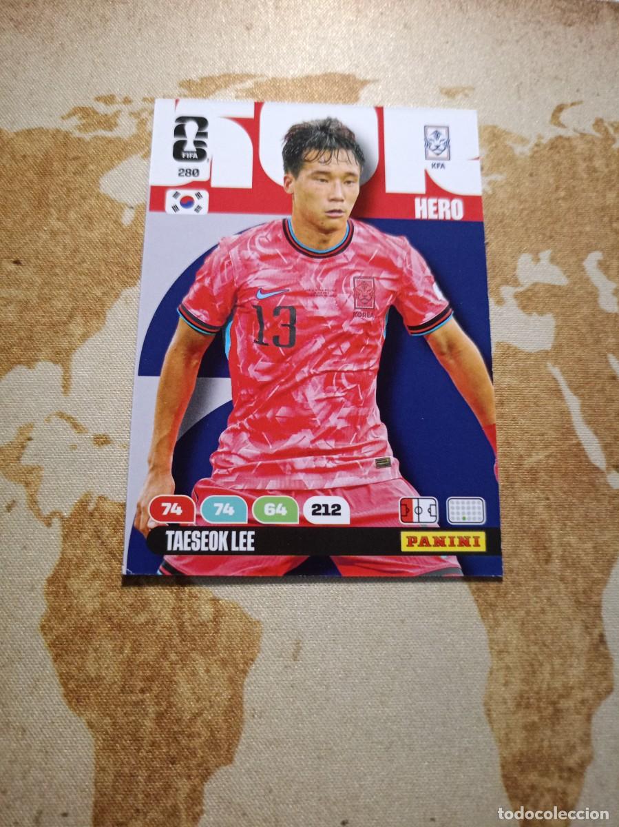 Cromos de f&uacute;tbol: # Corea del Sur 280 TAESEOK LEE Adrenalyn WORLD cup 2026