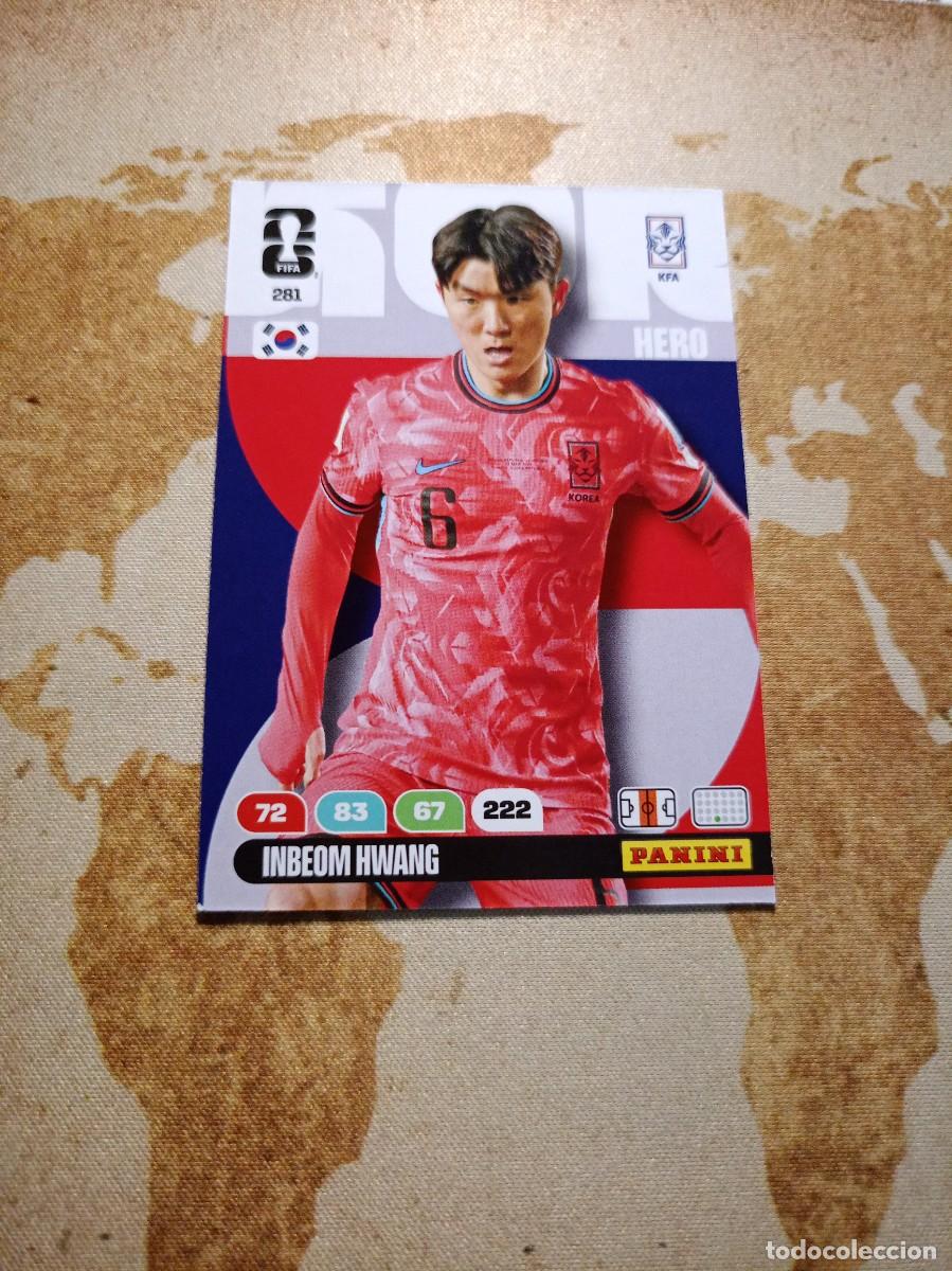 Cromos de f&uacute;tbol: # Corea del Sur 281 IMBEOM HWANG Adrenalyn WORLD cup 2026