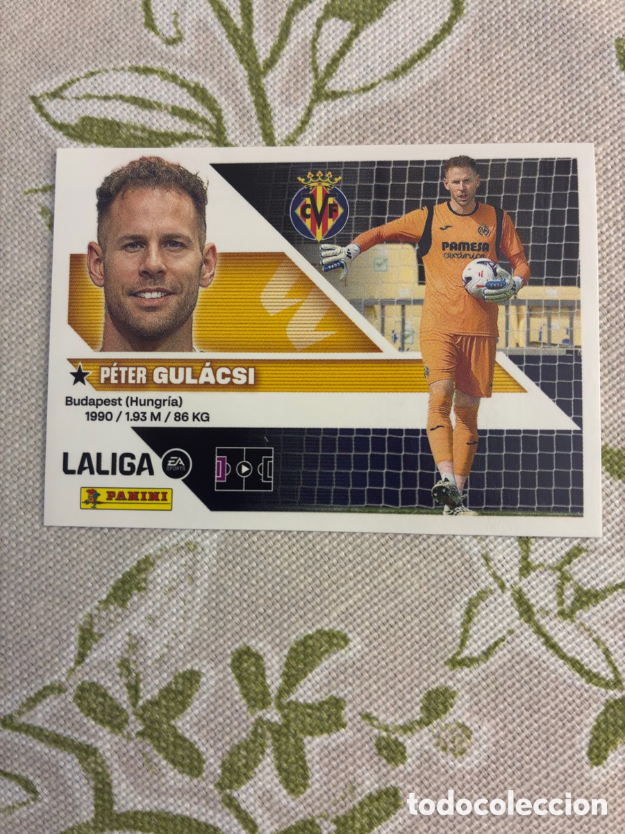 Cromos de f&uacute;tbol: Cromo P&eacute;ter Gul&aacute;csi N&ordm; 4 BIS Coloca - Villarreal CF - Liga 2026-27 Este / Panini (Sin Pegar)