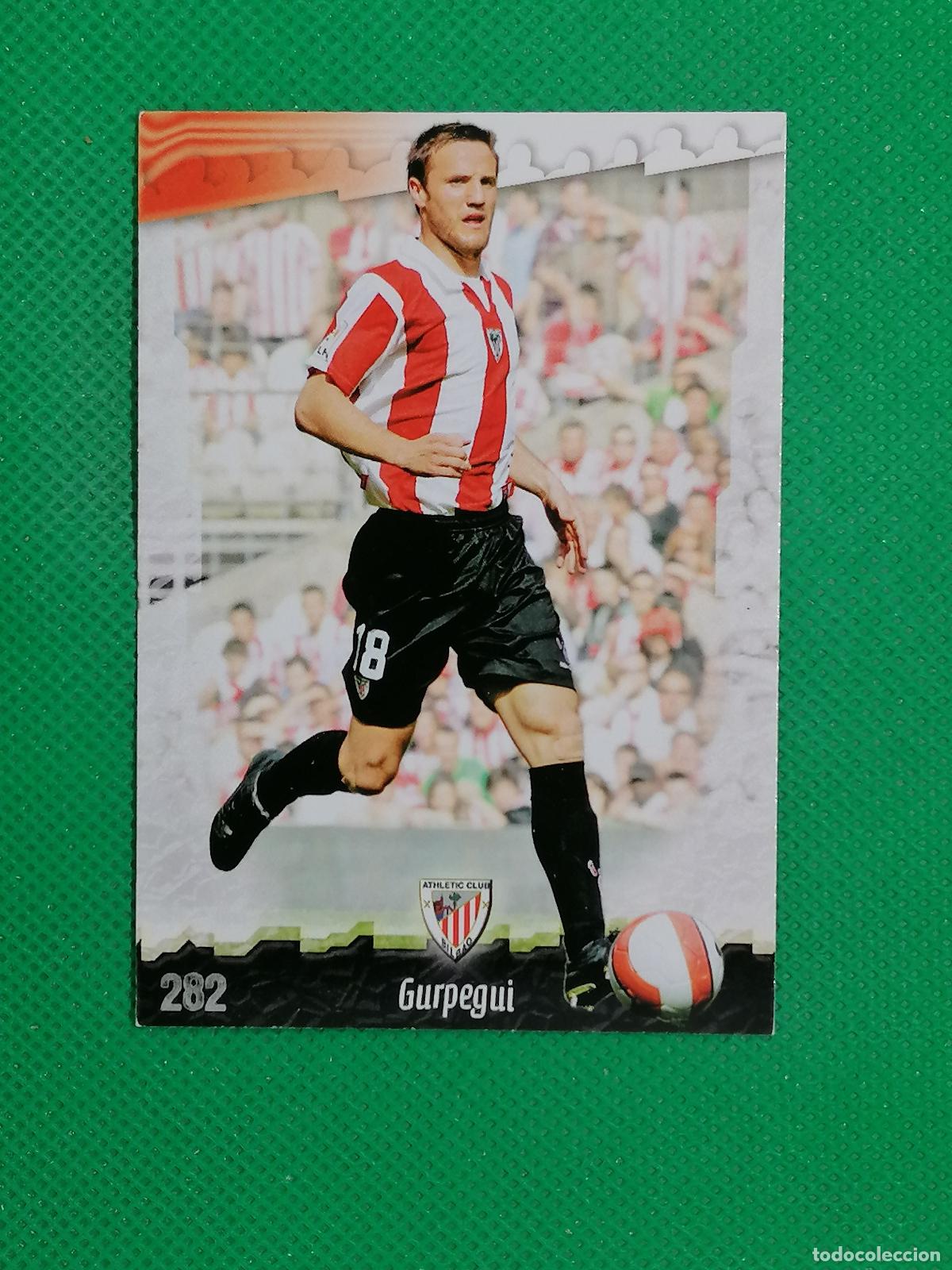 Cromos de f&uacute;tbol: 282 GURPEGUI ATHLETIC BILBAO ⚽ MUNDICROMO LAS FICHAS DE LA LIGA 08 09 2008 2009 ⚽