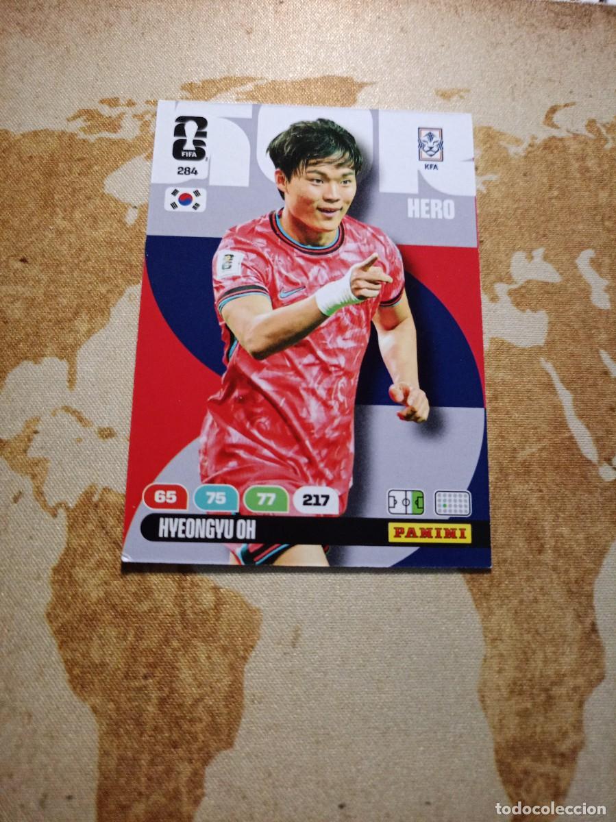 Cromos de f&uacute;tbol: # Corea del Sur 284 HYEONGYU OH Adrenalyn WORLD cup 2026