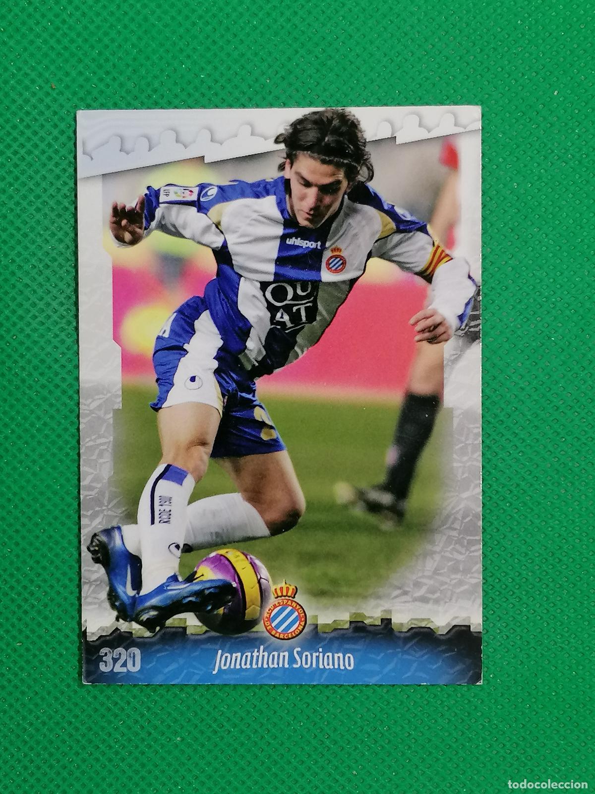 Cromos de f&uacute;tbol: 320 JONATHAN SORIANO ESPANYOL ⚽ MUNDICROMO LAS FICHAS DE LA LIGA 08 09 2008 2009 ⚽
