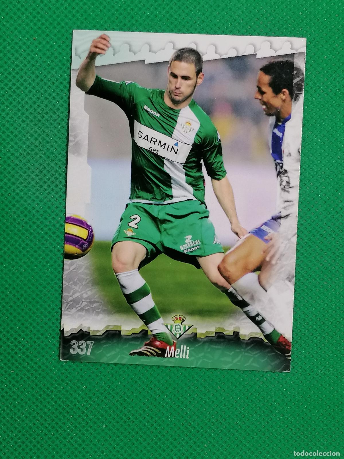 Cromos de f&uacute;tbol: 337 MELLI BETIS ⚽ MUNDICROMO LAS FICHAS DE LA LIGA 08 09 2008 2009 ⚽