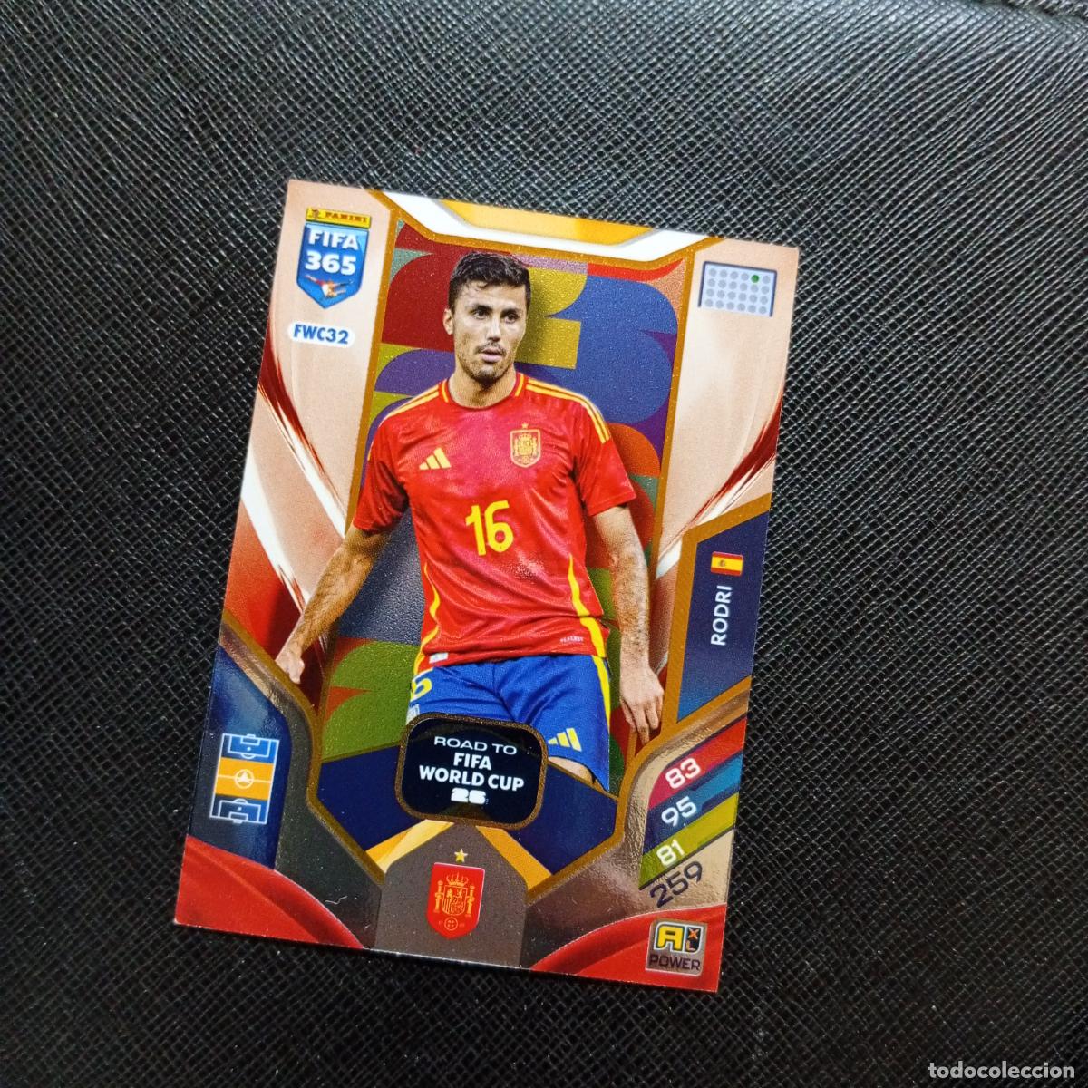 Cromos de f&uacute;tbol: FWC32 RODRI ESPA&Ntilde;A ADRENALYN 2025 2026 FIFA 365 CROMO FUTBOL 25 26 - A215 PG54