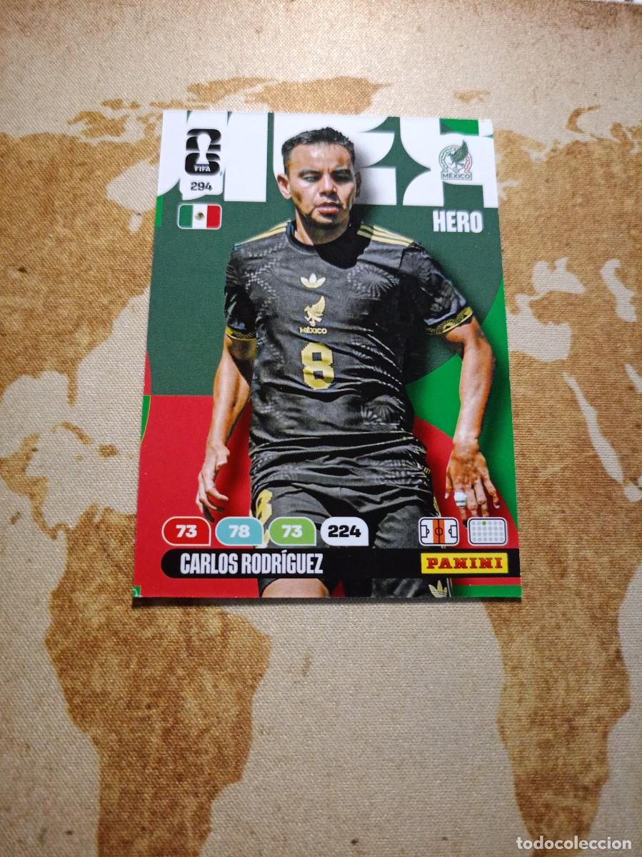 Cromos de f&uacute;tbol: # M&eacute;xico 294 CARLOS RODR&Iacute;GUEZ Adrenalyn WORLD cup 2026