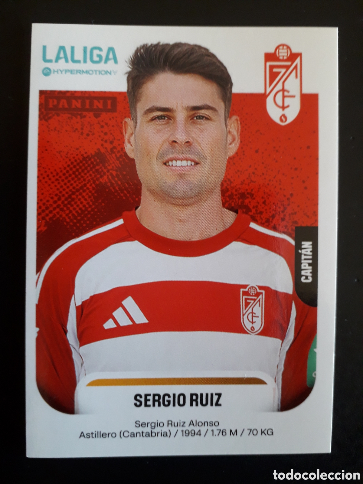 Cromos de f&uacute;tbol: SERGIO RUIZ GRANADA N&deg; 220 LALIGA HYPERMOTION 25 26 2025 2026 PANINI SIN PEGAR PEDIDO M&Iacute;NIMO 3&euro;