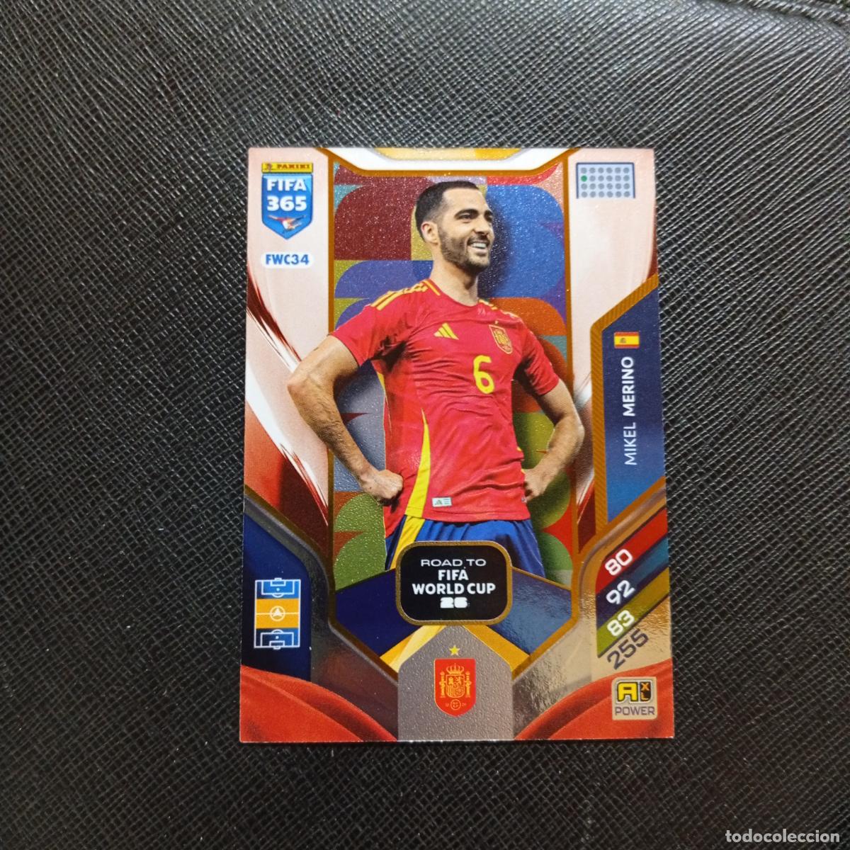 Cromos de f&uacute;tbol: FWC34 MIKEL MERINO ESPA&Ntilde;A ADRENALYN 2025 2026 FIFA 365 CROMO FUTBOL 25 26 - A215 PG54