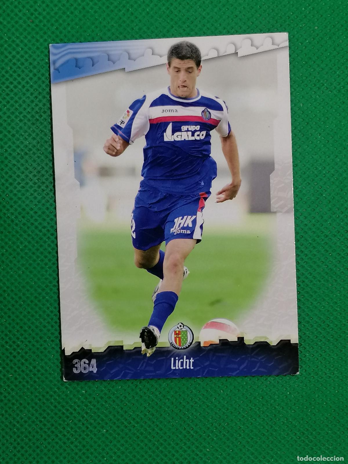 Cromos de f&uacute;tbol: 364 LICHT GETAFE ⚽ MUNDICROMO LAS FICHAS DE LA LIGA 08 09 2008 2009 ⚽
