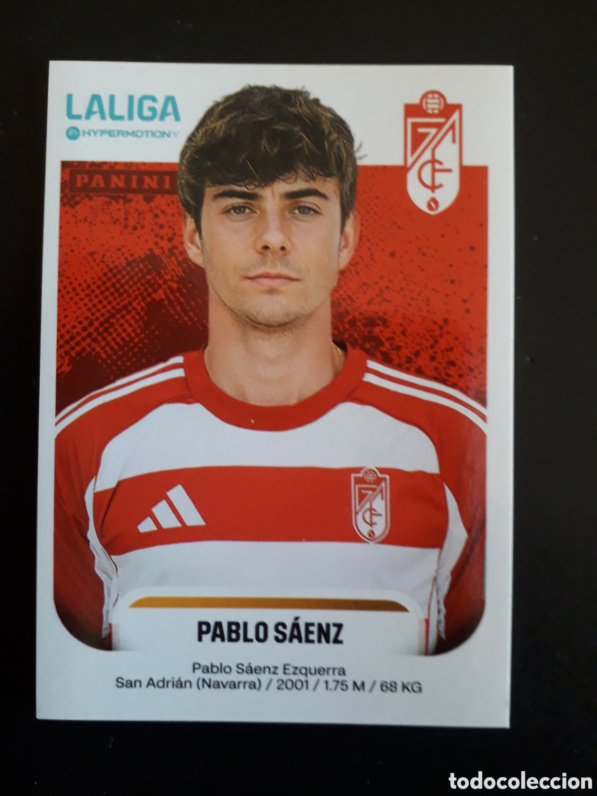 Cromos de f&uacute;tbol: PABLO S&Aacute;ENZ GRANADA N&deg; 225 LALIGA HYPERMOTION 25 26 2025 2026 PANINI SIN PEGAR PEDIDO M&Iacute;NIMO 3&euro;