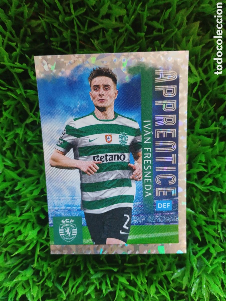 Cromos de f&uacute;tbol: Ivan Fresneda Sporting Portugal APPRENTICE Champions League 25-26 # 417 NUNCA PEGADO