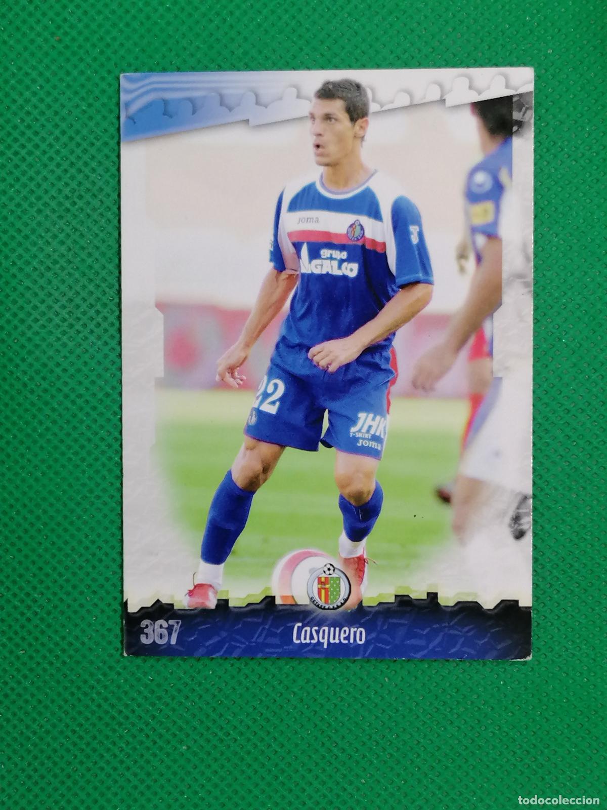 Cromos de f&uacute;tbol: 367 CASQUERO GETAFE ⚽ MUNDICROMO LAS FICHAS DE LA LIGA 08 09 2008 2009 ⚽