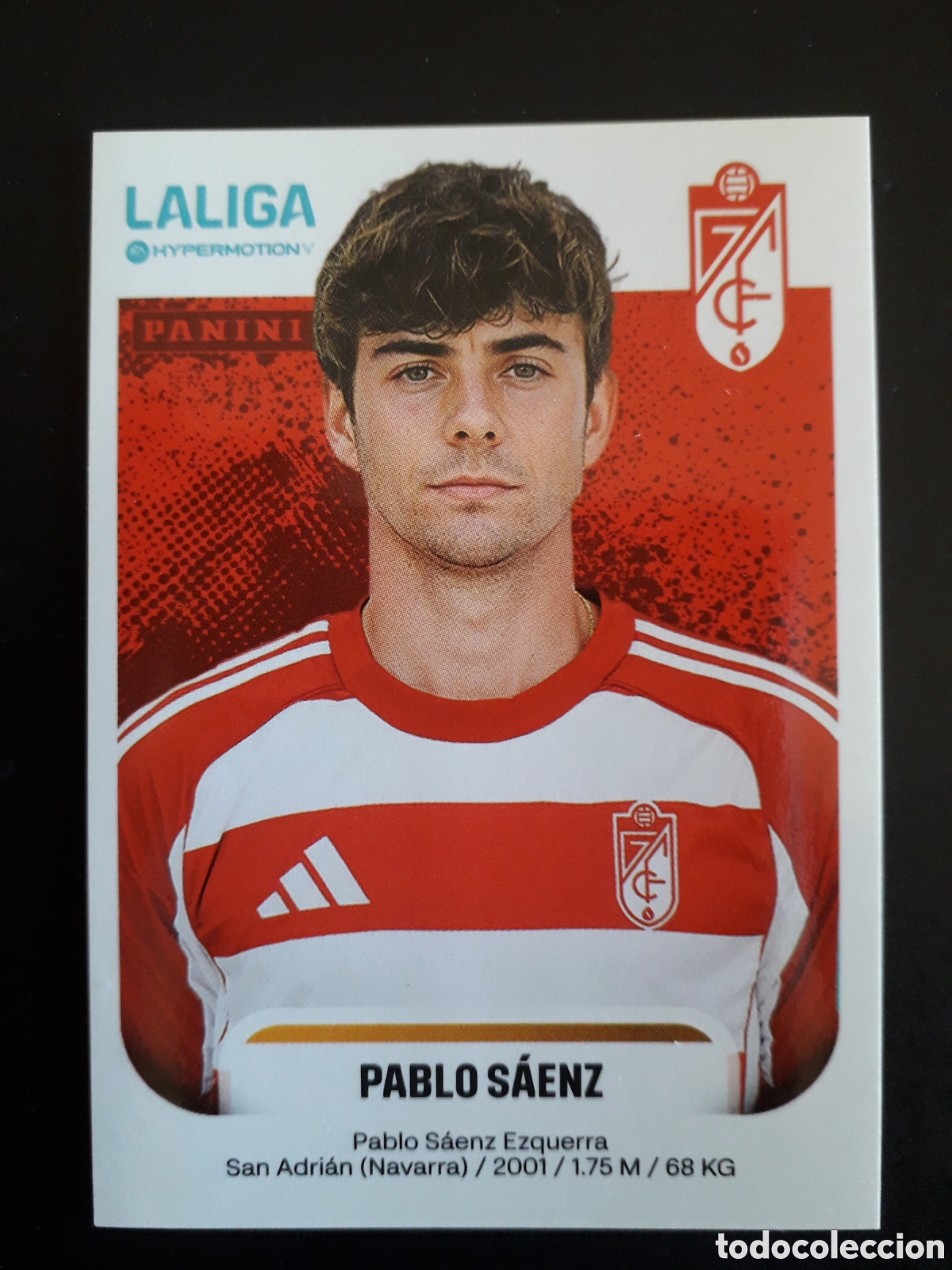 Cromos de f&uacute;tbol: PABLO S&Aacute;ENZ GRANADA N&deg; 225 LALIGA HYPERMOTION 25 26 2025 2026 PANINI SIN PEGAR PEDIDO M&Iacute;NIMO 3&euro;