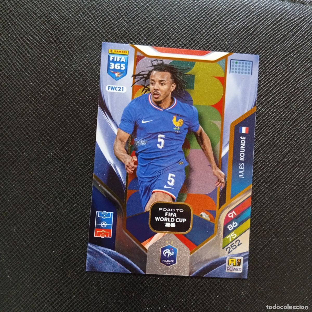 Cromos de f&uacute;tbol: FWC21 KOUNDE FRANCIA ADRENALYN 2025 2026 FIFA 365 CROMO FUTBOL 25 26 - A215 PG55