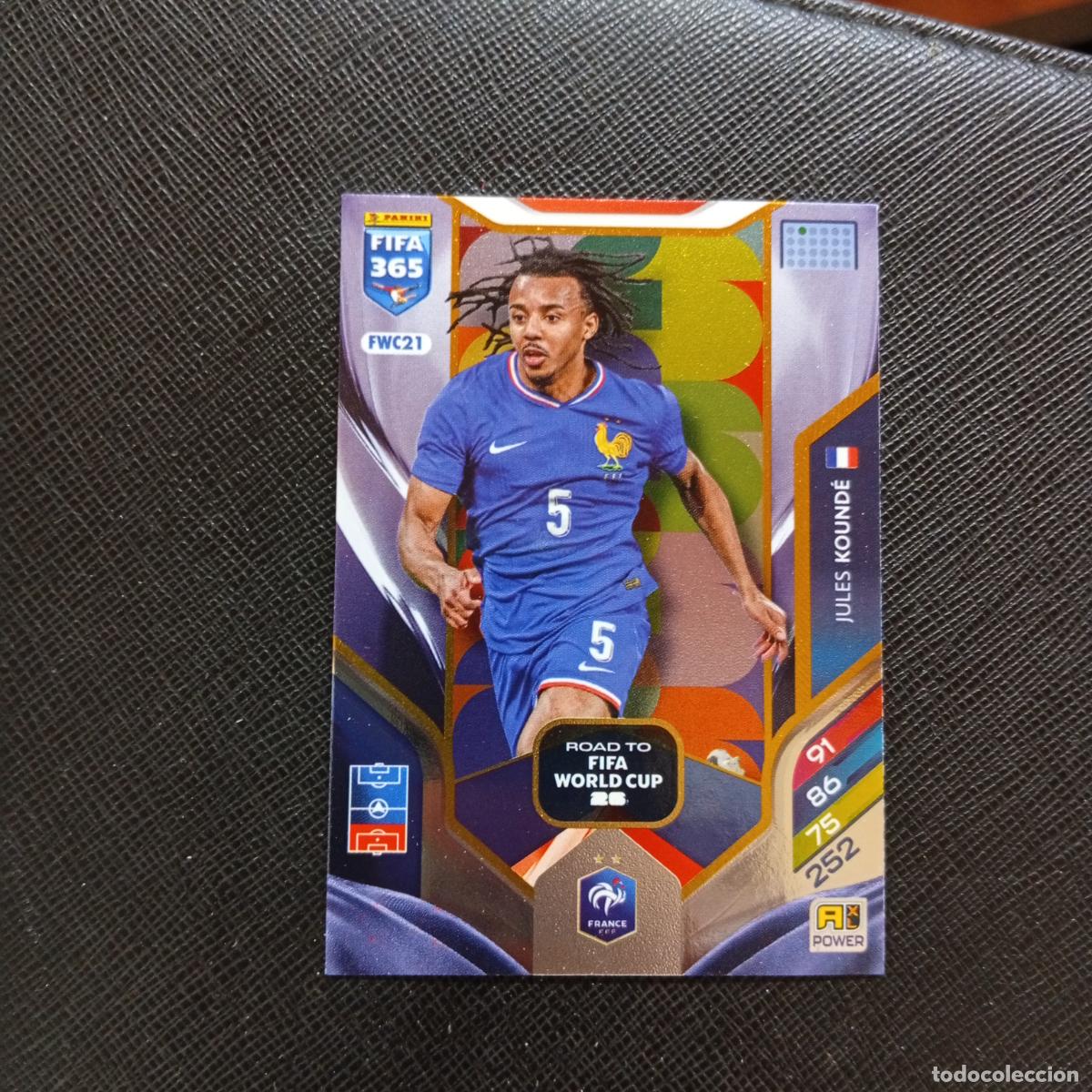 Cromos de f&uacute;tbol: FWC21 KOUNDE FRANCIA ADRENALYN 2025 2026 FIFA 365 CROMO FUTBOL 25 26 - A215 PG55 B