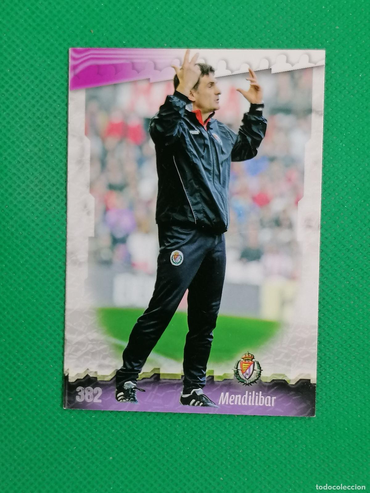 Cromos de f&uacute;tbol: 382 MENDILIBAR VALLADOLID ⚽ MUNDICROMO LAS FICHAS DE LA LIGA 08 09 2008 2009 ⚽