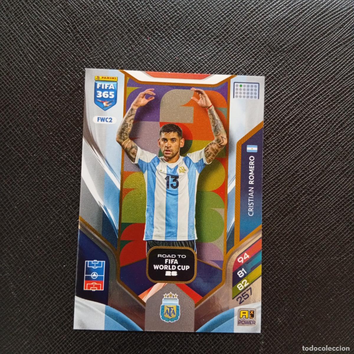 Cromos de f&uacute;tbol: FWC2 ROMERO ARGENTINA ADRENALYN 2025 2026 FIFA 365 CROMO FUTBOL 25 26 - A215 PG55