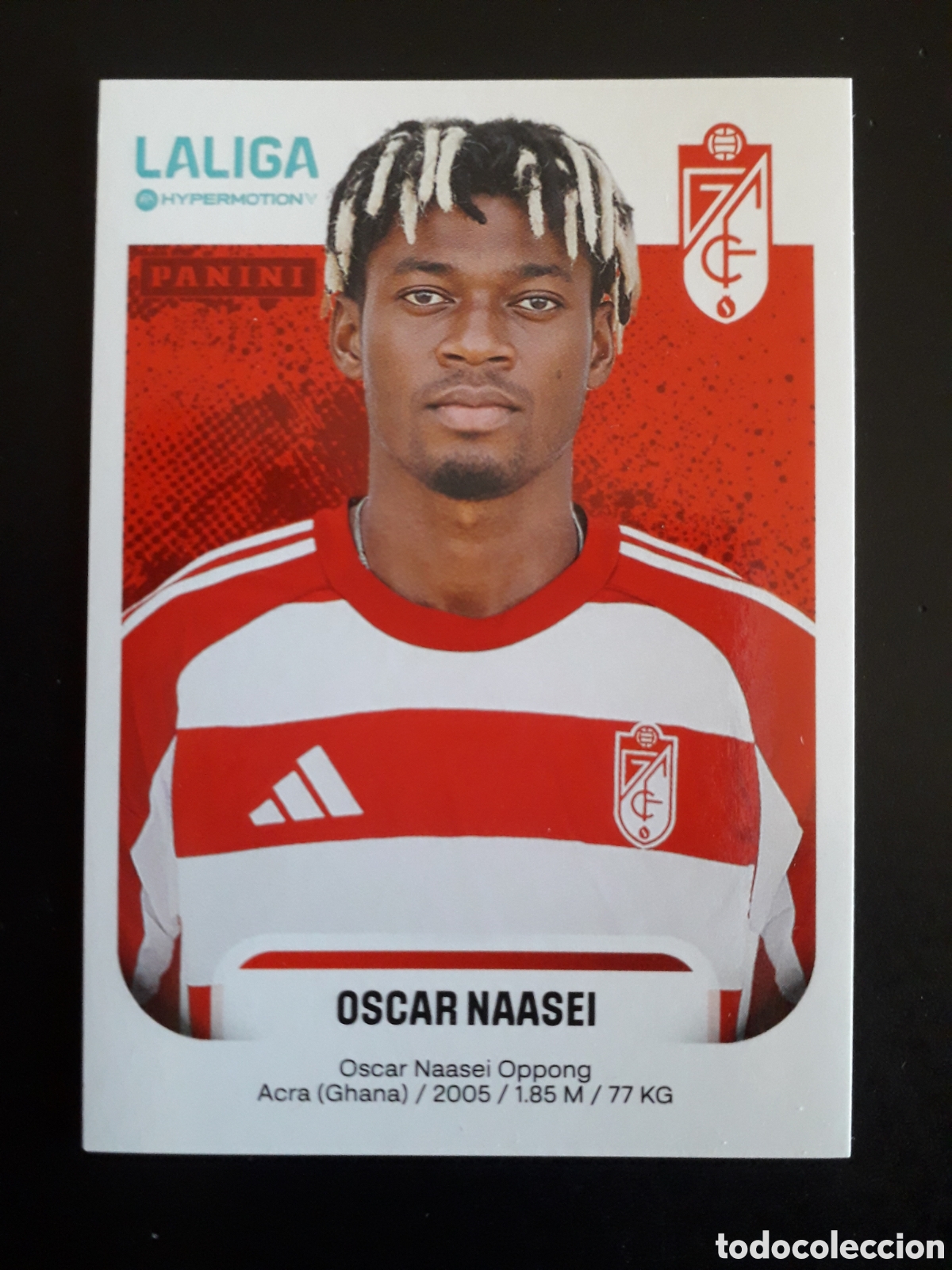 Cromos de f&uacute;tbol: OSCAR NAASEI GRANADA N&deg; 216 B LALIGA HYPERMOTION 25 26 2025 2026 PANINI SIN PEGAR PEDIDO M&Iacute;NIMO 3&euro;.