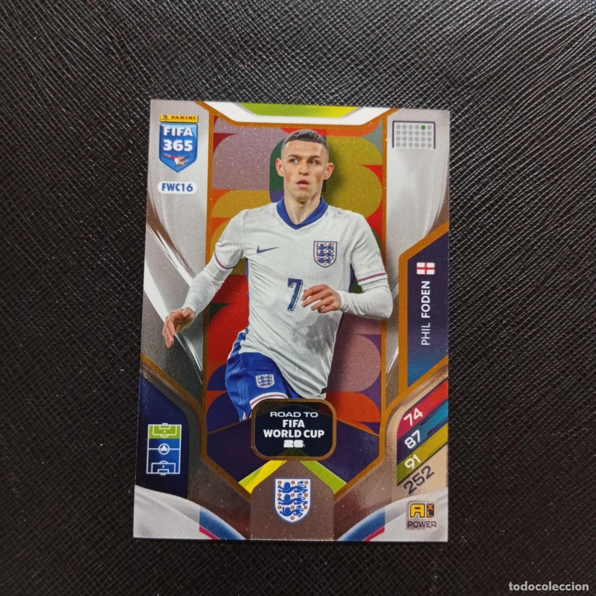 Cromos de f&uacute;tbol: FWC16 FODEN INGLATERRA ADRENALYN 2025 2026 FIFA 365 CROMO FUTBOL 25 26 - A215 PG56