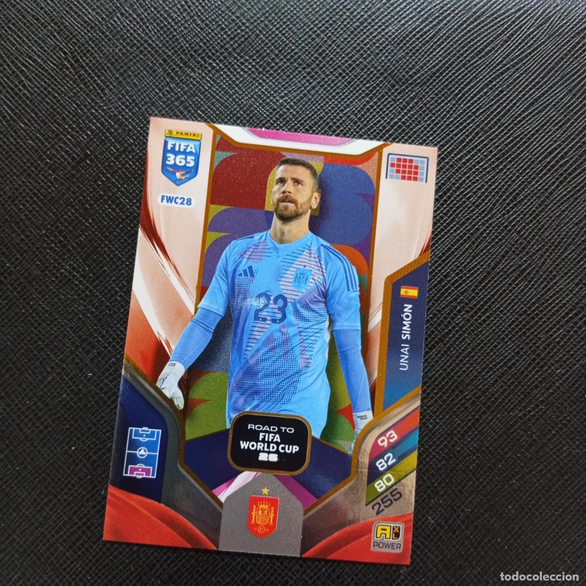Cromos de f&uacute;tbol: FWC28 UNAI SIMON ESPA&Ntilde;A ADRENALYN 2025 2026 FIFA 365 CROMO FUTBOL 25 26 - A215 PG56