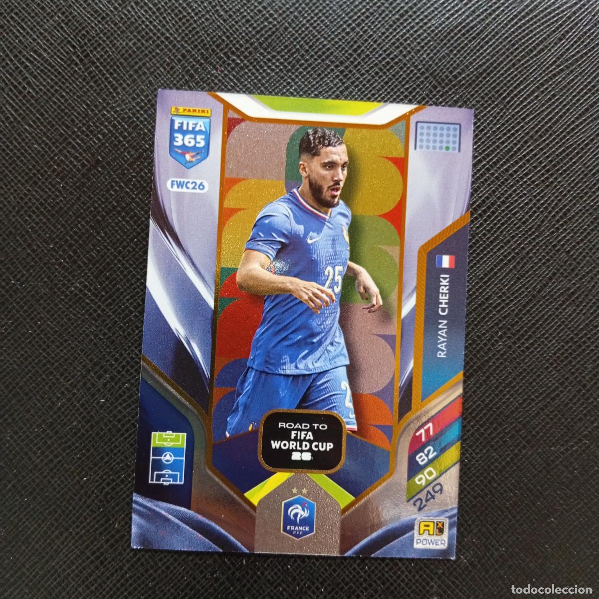 Cromos de f&uacute;tbol: FWC26 CHERKI FRANCIA ADRENALYN 2025 2026 FIFA 365 CROMO FUTBOL 25 26 - A215 PG56