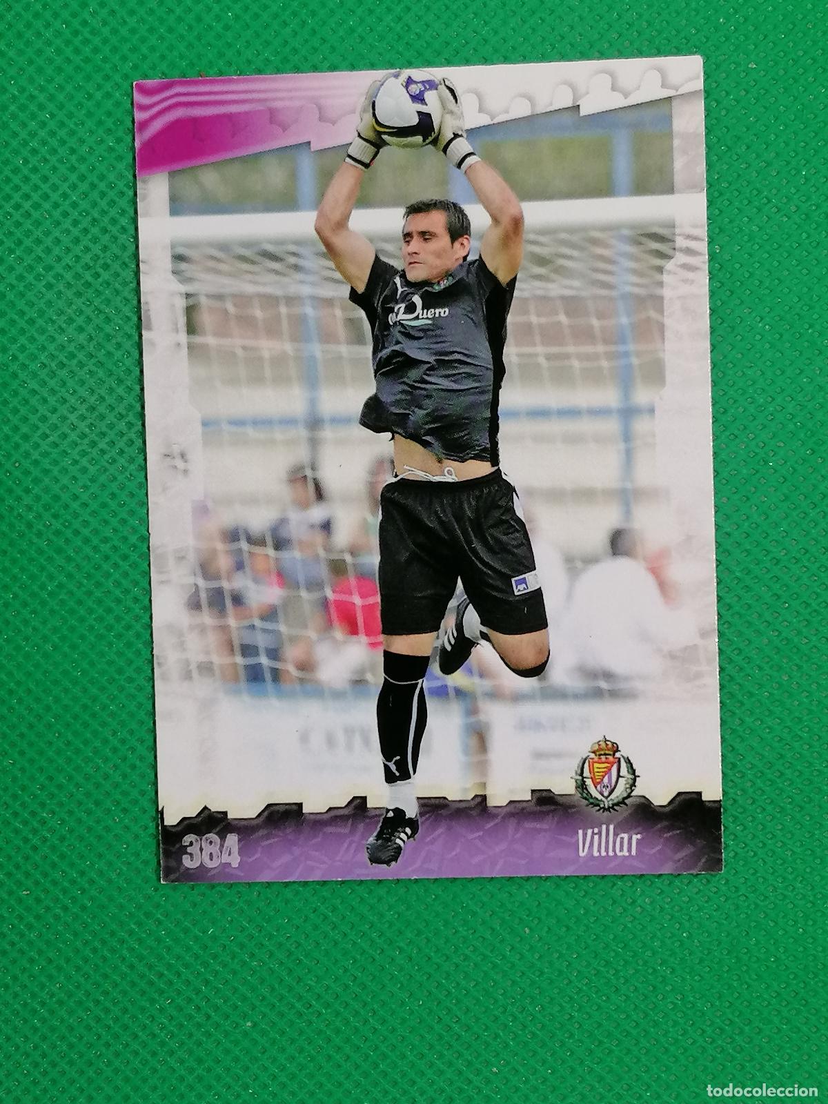 Cromos de f&uacute;tbol: 384 VILLAR VALLADOLID ⚽ MUNDICROMO LAS FICHAS DE LA LIGA 08 09 2008 2009 ⚽
