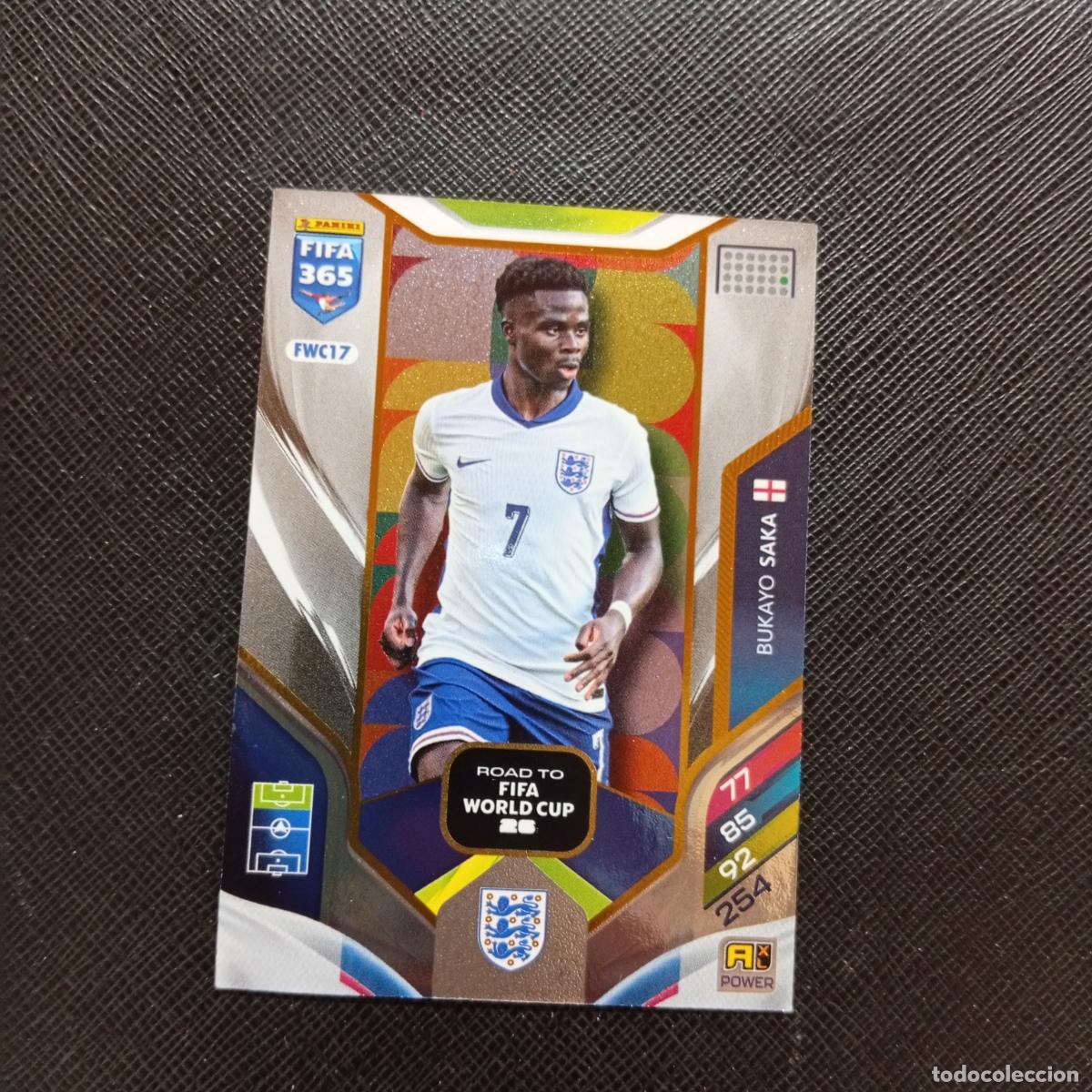 Cromos de f&uacute;tbol: FWC17 SAKA INGLATERRA ADRENALYN 2025 2026 FIFA 365 CROMO FUTBOL 25 26 - A215 PG56