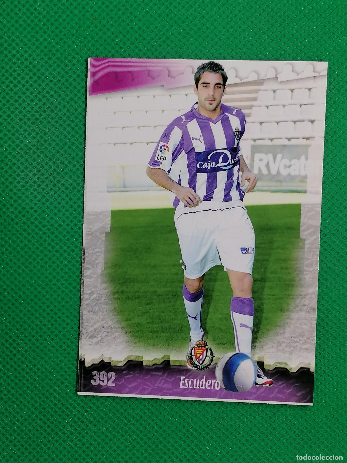 Cromos de f&uacute;tbol: 392 ESCUDERO VALLADOLID ⚽ MUNDICROMO LAS FICHAS DE LA LIGA 08 09 2008 2009 ⚽