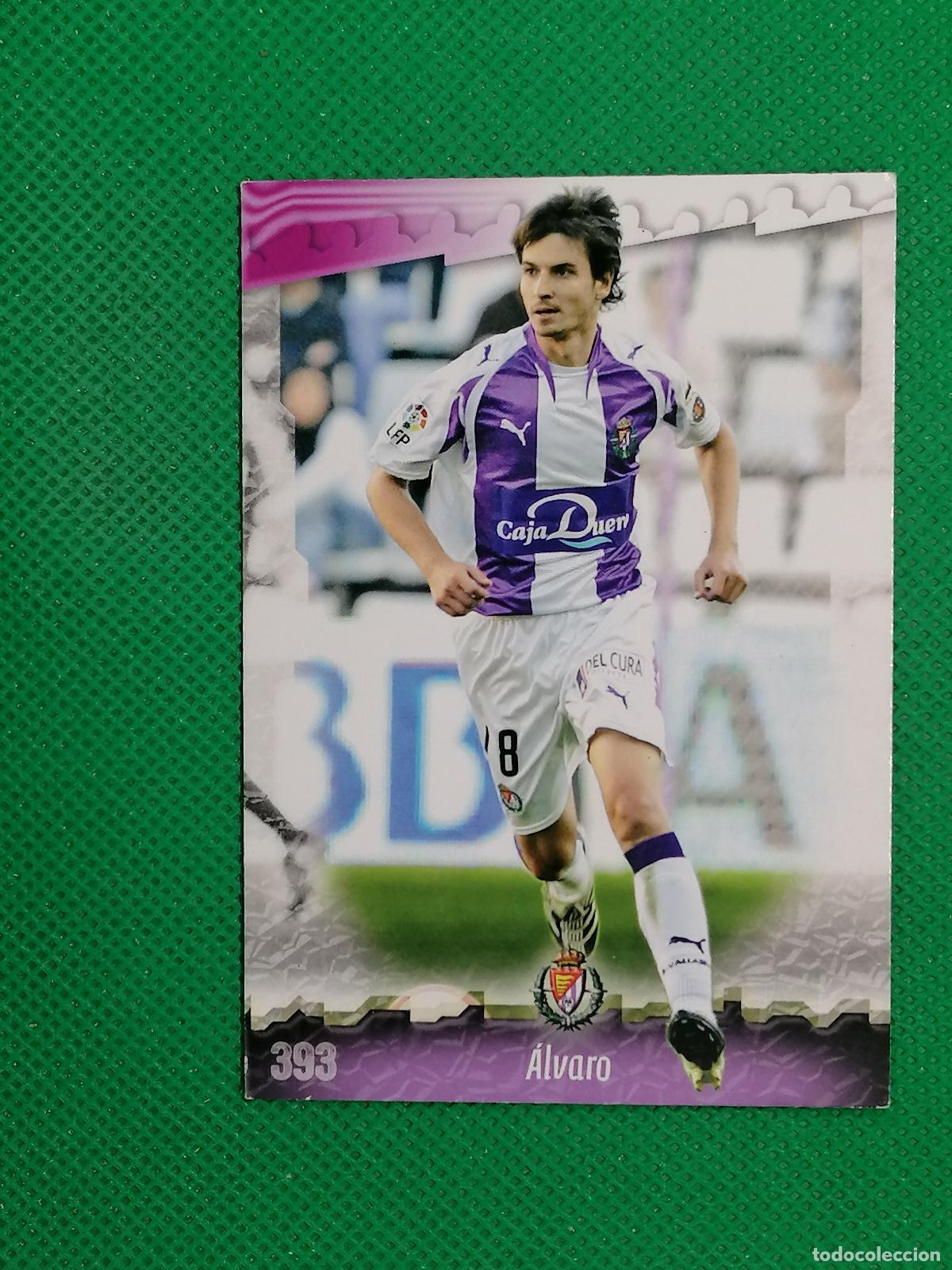 Cromos de f&uacute;tbol: 393 ALVARO VALLADOLID ⚽ MUNDICROMO LAS FICHAS DE LA LIGA 08 09 2008 2009 ⚽