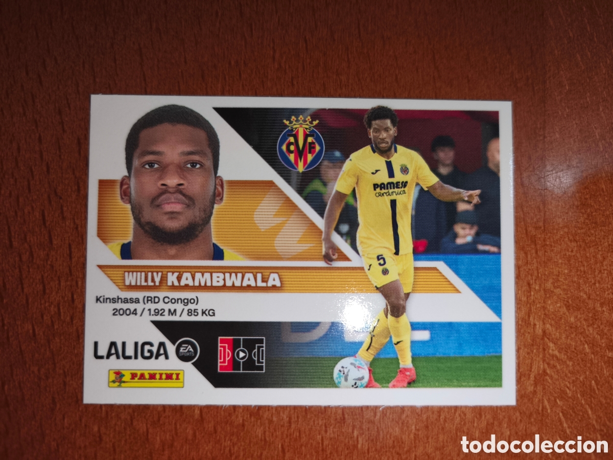 Cromos de f&uacute;tbol: Kambwala n&deg;8A liga este 26/27 Villarreal