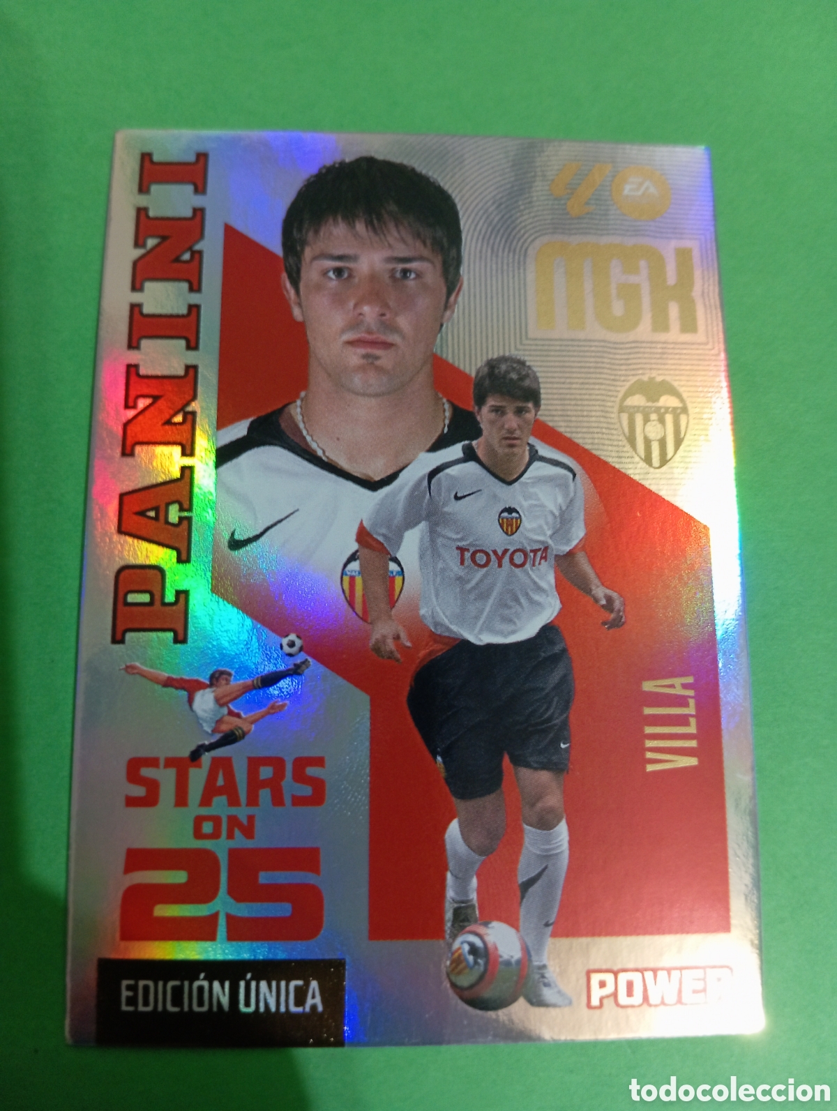 Cromos de f&uacute;tbol: Villa Valencia STARS ON 25 n&deg;435P / PANINI MEGACRACKS 2026/2027
