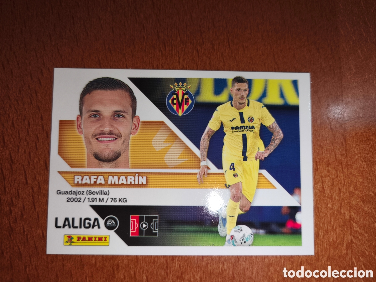 Cromos de f&uacute;tbol: Rafa Mar&iacute;n n&deg;8B liga este 26/27 Villarreal