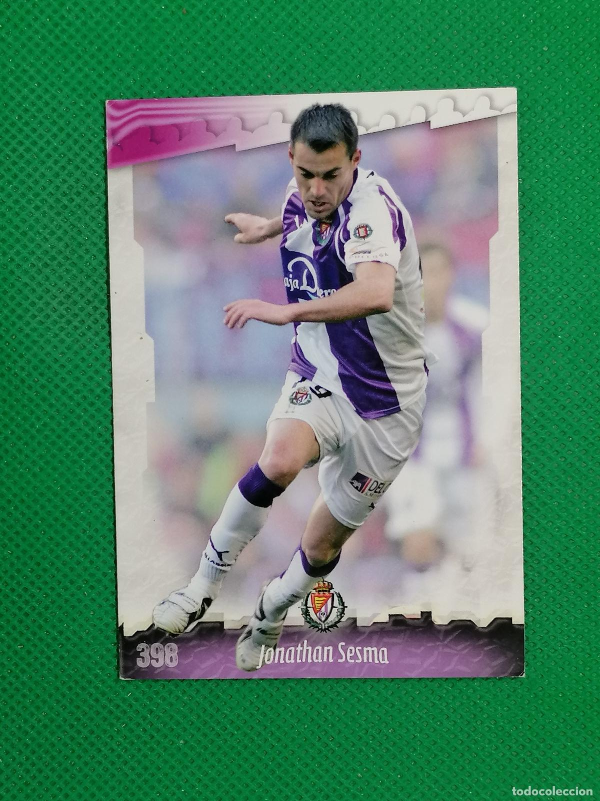 Cromos de f&uacute;tbol: 398 JONATHAN SESMA VALLADOLID ⚽ MUNDICROMO LAS FICHAS DE LA LIGA 08 09 2008 2009 ⚽