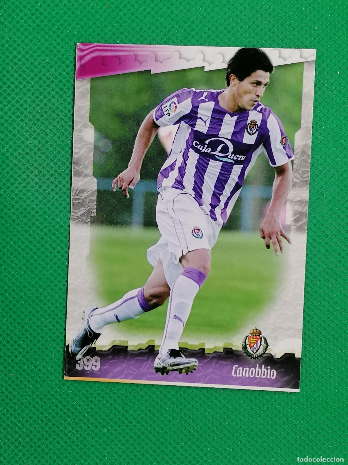 Cromos de f&uacute;tbol: 399 CANOBBIO VALLADOLID ⚽ MUNDICROMO LAS FICHAS DE LA LIGA 08 09 2008 2009 ⚽