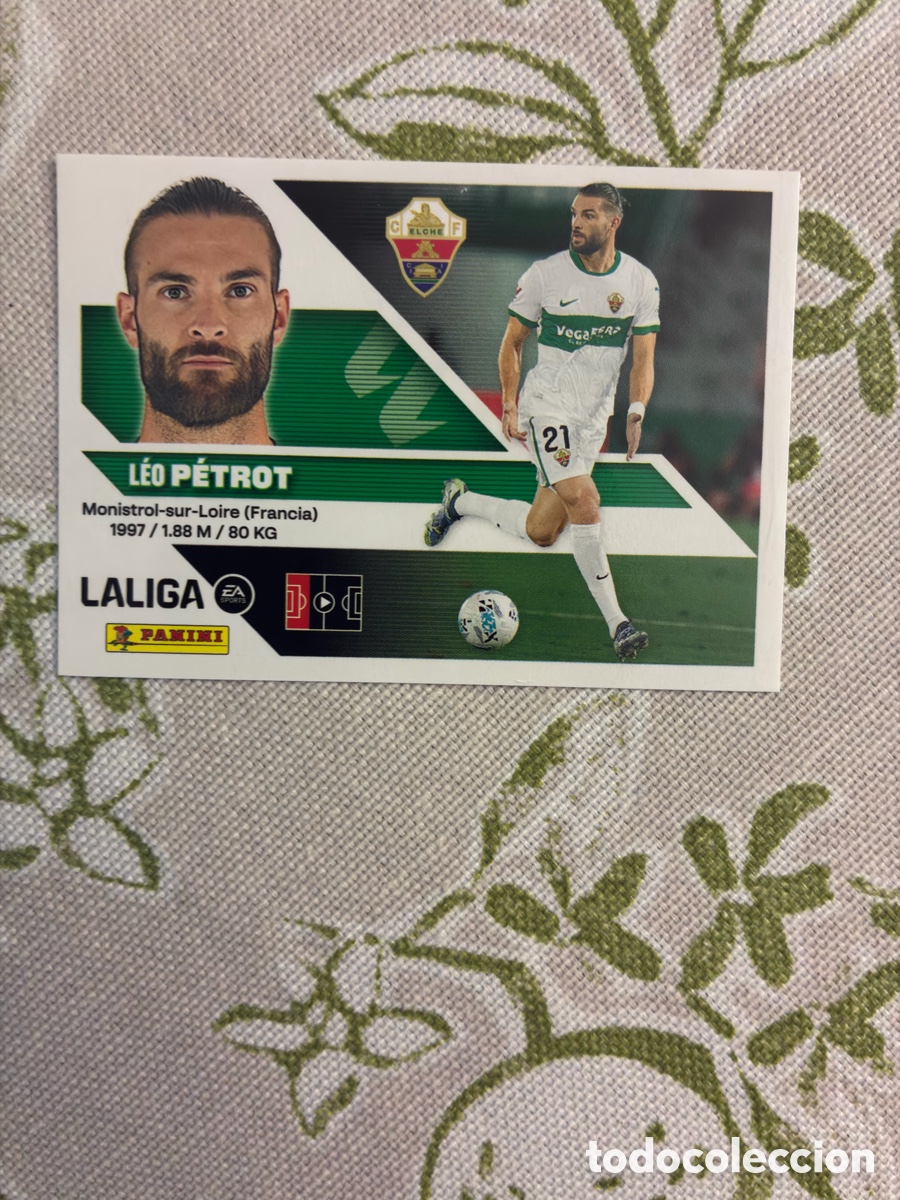 Cromos de f&uacute;tbol: Cromo L&eacute;o P&eacute;trot N&ordm; 5 - Elche CF - Liga 2026-27 Colecciones Este / Panini (Sin Pegar)
