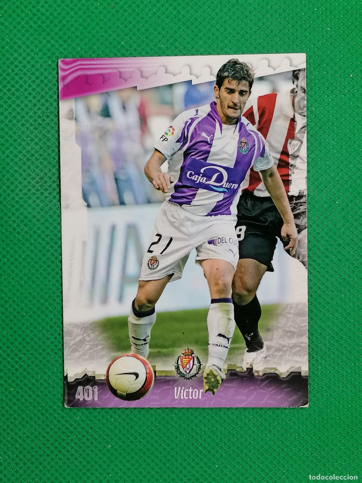 Cromos de f&uacute;tbol: 401 VICTOR VALLADOLID ⚽ MUNDICROMO LAS FICHAS DE LA LIGA 08 09 2008 2009 ⚽