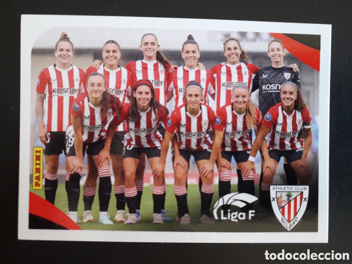 Cromos de f&uacute;tbol: EQUIPO ALINEACI&Oacute;N ATHLETIC BILBAO N&deg; 3 LIGA F FEMENINA 2024 2025 24 25 PANINI PEDIDO M&Iacute;NIMO 3&euro;
