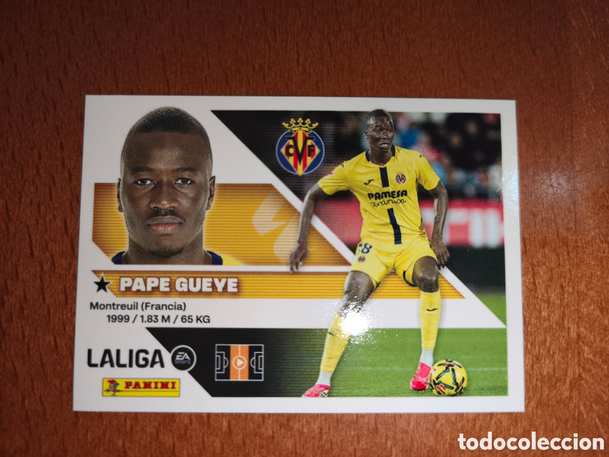 Cromos de f&uacute;tbol: Pape Gueye n&deg;11 liga este 26/27 Villarreal