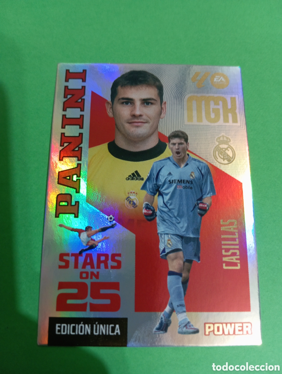 Cartes &agrave; collectionner de Football: Casillas Real Madrid STARS ON 25 n&deg;428P / PANINI MEGACRACKS 2026/2027