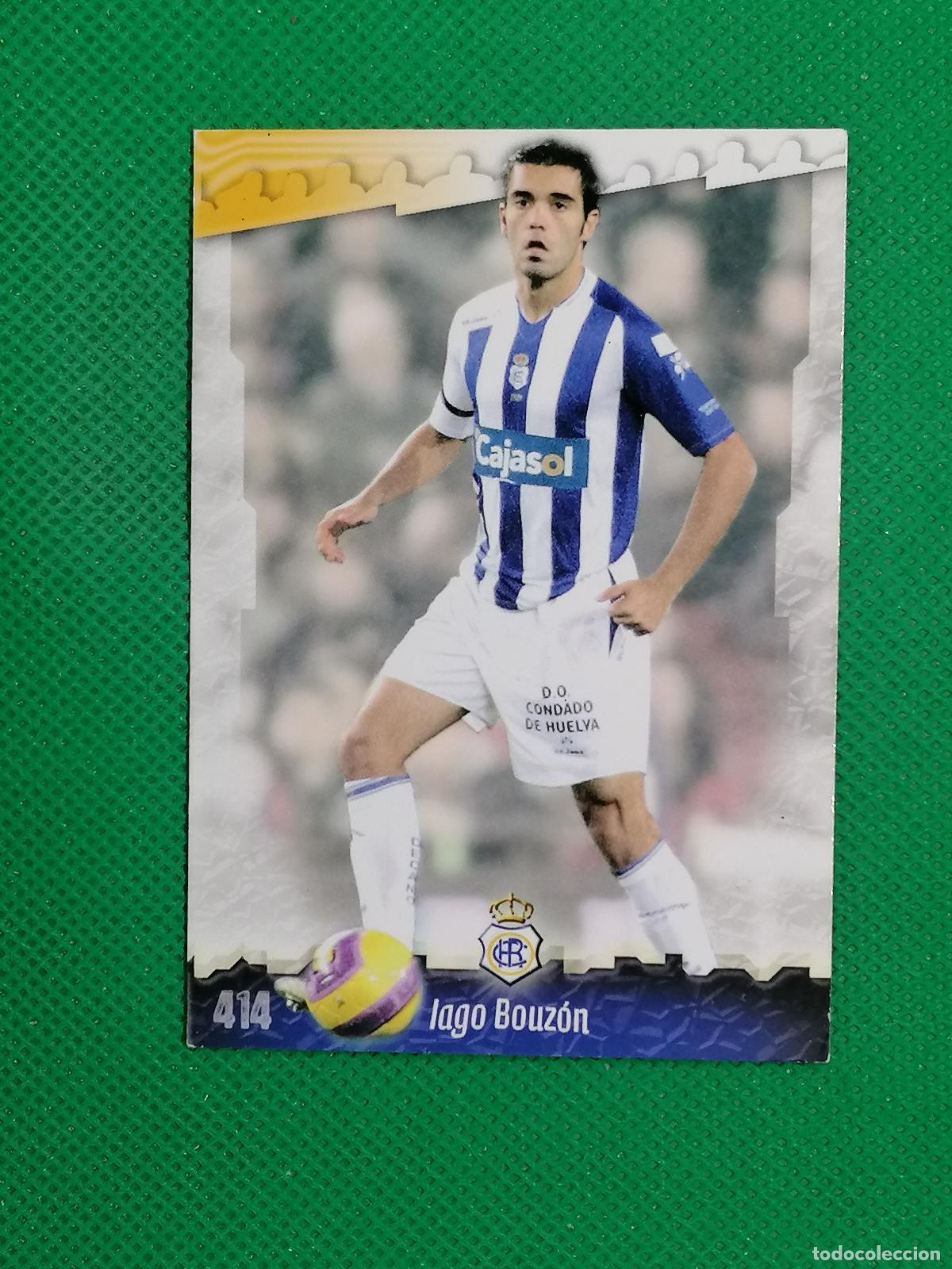 Cromos de Futebol: 414 IAGO BOUZON RECREATIVO DE HUELVA ⚽ MUNDICROMO LAS FICHAS DE LA LIGA 08 09 2008 2009 ⚽