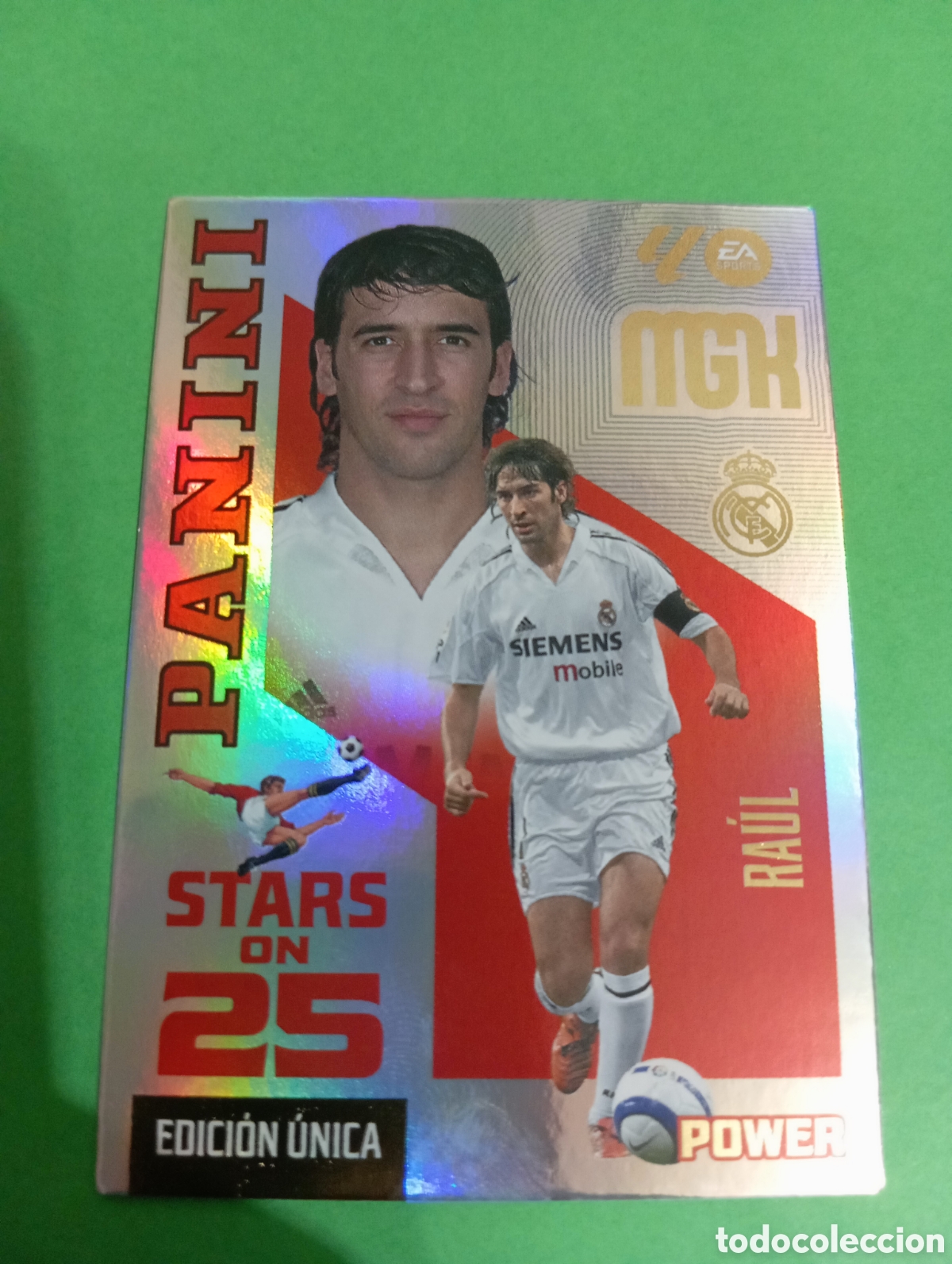 Cromos de Futebol: Ra&uacute;l Real Madrid STARS ON 25 n&deg;426P / PANINI MEGACRACKS 2026/2027