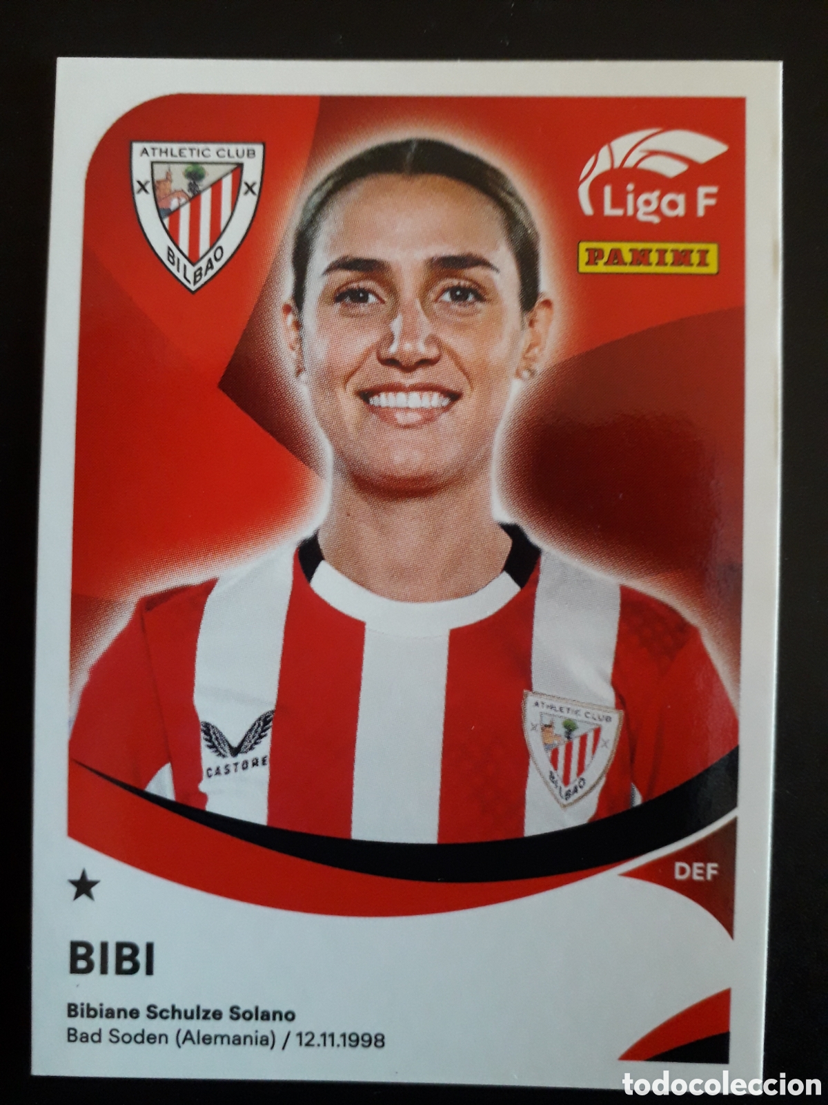 Cromos de Futebol: BIBI ATHLETIC BILBAO N&deg; 8 LIGA F FEMENINA 2024 2025 24 25 PANINI PEDIDO M&Iacute;NIMO 3&euro;