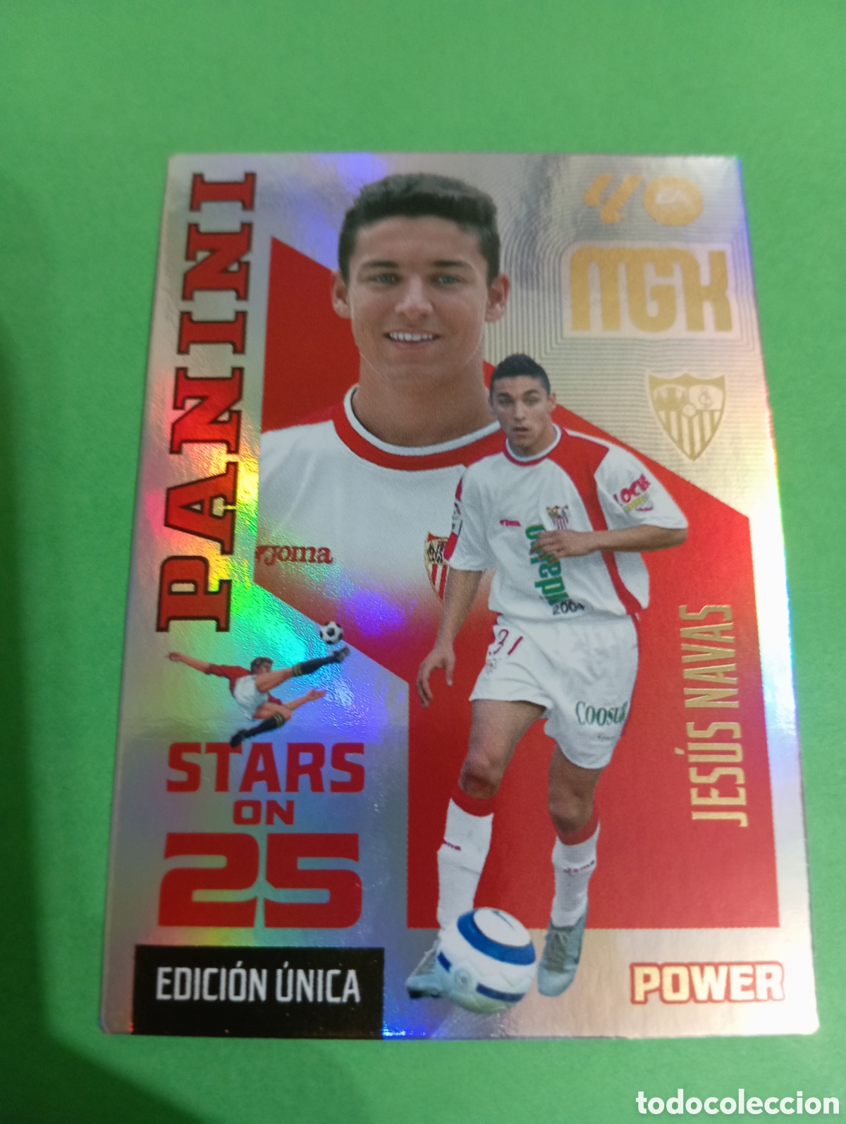 Cromos de Futebol: Jes&uacute;s Navas Sevilla STARS ON 25 n&deg;437P / PANINI MEGACRACKS 2026/2027