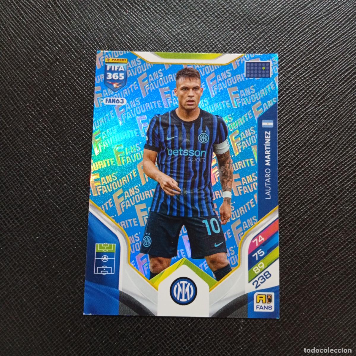 Cromos de Futebol: FAN63 LAUTARO MARTINEZ INTER MILAN ADRENALYN 2025 2026 FIFA 365 CROMO FUTBOL 25 26 - A215 PG57 AZUL